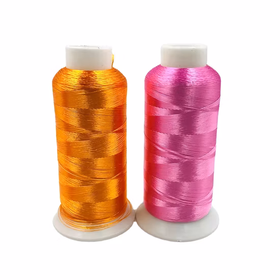 Factory Supply 120d/2 100% Rayon Thread Embroidery 5000m Wholesale
